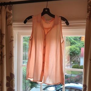 bella dahl blush pink (open back) blouse